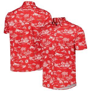 Reyn Spooner Men's St. Louis Cardinals Button-Front Short Sleeve Shirt Red
